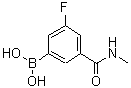 CAS 登录号：871332-63-7， [3-氟-5-(甲基氨基甲酰)苯基]硼酸