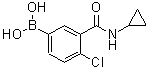 CAS#: 871332-73-9, [4-Chloro-3-(cyclopropylcarbamoyl)phenyl]boronic acid