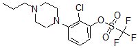 CAS 登录号：871356-22-8， 1,1,1-三氟-甲烷磺酸 2-氯-3-(4-丙基-1-哌嗪基)苯基酯