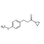 CAS 登录号：87141-66-0， 1-环丙基-3-(4-甲氧基苯基)-1-丙酮