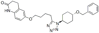 CAS#: 87152-97-4, trans-3,4-Dihydro-6-[4-[1-[4-(Phenylmethoxy)Cyclohexyl]-1H-Tetrazol-5-Yl]Butoxy]-2(1H)-Quinolinone