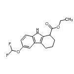 CAS#: 871586-76-4, Ethyl 6-(difluoromethoxy)-2,3,4,9-tetrahydro-1H-carbazole-1-carboxylate