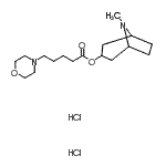 CAS#: 87168-52-3, 8-Methyl-8-azabicyclo[3.2.1]oct-3-yl 5-(4-morpholinyl)pentanoate dihydrochloride