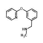 CAS#: 871825-60-4, N-Methyl-1-[3-(2-pyridinyloxy)phenyl]methanamine
