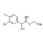 CAS 登录号：871977-74-1， 乙基2-(3-溴-4-氟苯基)-2-羟基乙亚氨酸酯