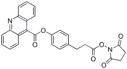 CAS 登录号：87198-87-6， 4-[3-[(2,5-二氧代-1-吡咯烷基)氧基]-3-氧代丙基]苯基 9-吖啶羧酸酯