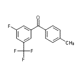 CAS#: 872088-12-5, [3-Fluoro-5-(trifluoromethyl)phenyl](4-methylphenyl)methanone