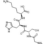 CAS 登录号：87230-85-1， 甘氨酰-L-丝氨酰-L-组氨酰-L-赖氨酸