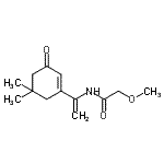 CAS 登录号：872452-09-0， N-[1-(5,5-二甲基-3-氧代-1-环己烯-1-基)乙烯基]-2-甲氧基乙酰胺