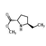 CAS 登录号：87251-09-0， 甲基(5R)-5-乙基-L-脯氨酸酯