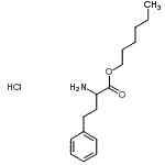 CAS 登录号：87253-05-2， 己基2-氨基-4-苯基丁酸酯盐酸盐(1:1)