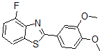 CAS 登录号：872726-54-0， 2-(3,4-二甲氧基苯基)-4-氟-苯并噻唑