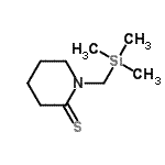 CAS#: 87281-40-1, 1-[(Trimethylsilyl)methyl]-2-piperidinethione