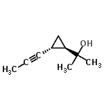 CAS#: 87295-58-7, 2-[(1R,2R)-2-(1-Propyn-1-yl)cyclopropyl]-2-propanol
