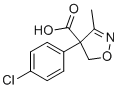 CAS 登录号：873000-74-9， 4-(4-氯苯基)-3-甲基-4,5-二氢-1,2-恶唑-4-羧酸