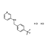 CAS 登录号：873087-32-2， N-[4-(三氟甲基)苄基]-3-吡啶胺二盐酸盐