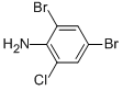 CAS#: 874-18-0, 2-Chloro-4,6-Dibromoaniline