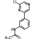 CAS 登录号：874143-25-6， N-[3-(6-氯-2-吡嗪基)苯基]乙酰胺
