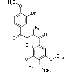 CAS#: 874150-52-4, 1-(3-Bromo-4-methoxyphenyl)-2,3-dimethyl-4-(3,4,5-trimethoxyphenyl)-1,4-butanedione