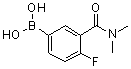 CAS 登录号：874219-27-9， [3-(二甲基氨基甲酰)-4-氟苯基]硼酸