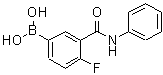 CAS 登录号：874219-33-7， [4-氟-3-(苯基氨基甲酰)苯基]硼酸