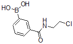CAS 登录号：874288-12-7， B-[3-[[(2-氯乙基)氨基]羰基]苯基]-硼酸