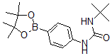 CAS 登录号：874297-78-6， 4-(3-叔丁基脲基)苯硼酸频哪醇酯