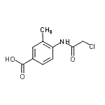 CAS 登录号：874590-15-5， 4-[(2-氯乙酰基)氨基]-3-甲基-苯甲酸