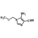 CAS#: 87460-49-9, 5-Amino-1-(methoxymethyl)-1H-imidazole-4-carbonitrile