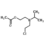 CAS#: 87468-07-3, 2-[(2-Chloroethyl)(isopropyl)amino]ethyl acetate