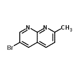 CAS#: 875224-93-4, 6-Bromo-2-methyl-1,8-naphthyridine