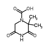 CAS 登录号：875256-25-0， 2,2-二甲基-3,5-二氧代-1-哌嗪羧酸