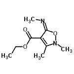 CAS 登录号：87529-27-9， 乙基(5E)-2,3-二甲基-5-(甲基亚胺)-2,5-二氢-1,2-恶唑-4-羧酸酯