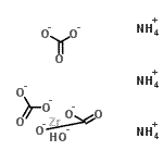 CAS 登录号：87534-11-0， 铵锆(4+)碳酸酯氢氧化物(3:1:3:1)