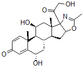 CAS#: 87539-45-5, (6a,11,16)-Trihydroxy-2'-Methyl-5'H-Pregna-1,4-Dieno[17,16-d]Oxazole-3,20-Dione