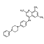 CAS#: 87602-41-3, 2,6,8-Trimethyl-N-[4-(4-phenyl-1-piperazinyl)phenyl]-4-quinolinamine