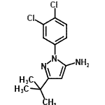 CAS 登录号：876299-38-6， 1-(3,4-二氯苯基)-3-(2-甲基-2-丙基)-1H-吡唑-5-胺
