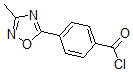 CAS 登录号：876316-26-6， 4-(3-甲基-1,2,4-恶二唑-5-基)-苯甲酰氯