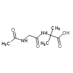 CAS 登录号：876480-30-7， N-乙酰基甘氨酰-2-甲基丙氨酸