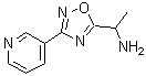CAS#: 876710-85-9, 1-[3-(3-Pyridinyl)-1,2,4-oxadiazol-5-yl]ethanamine