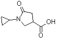 CAS 登录号：876716-43-7， 1-环丙基-5-氧代-3-吡咯烷羧酸