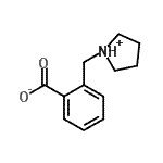 CAS#: 876717-98-5, 2-(1-Pyrrolidiniumylmethyl)benzoate