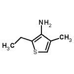 CAS#: 87675-36-3, 2-Ethyl-4-methyl-3-thiophenamine