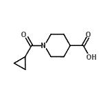 CAS 登录号：876866-50-1， 1-(环丙基羰基)-4-哌啶羧酸