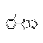 CAS#: 876884-51-4, 6-(2-Fluorophenyl)[1,2,4]triazolo[3,4-b][1,3,4]thiadiazole