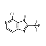 CAS 登录号：877402-76-1， 4-氯-2-(三氟甲基)-3H-咪唑并[4,5-c]吡啶