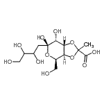 CAS#: 87810-47-7, 3,4-O-(1-Carboxyethylidene)-1-C-(2,3,4-trihydroxybutyl)-beta-D-gulopyranose