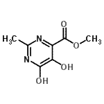 CAS#: 878158-18-0, Methyl 5,6-dihydroxy-2-methyl-4-pyrimidinecarboxylate
