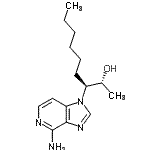 CAS 登录号：87871-09-8， (2R,3S)-3-(4-氨基-1H-咪唑并[4,5-c]吡啶-1-基)-2-壬醇