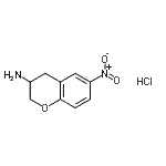 CAS#: 878807-37-5, 6-Nitro-3-chromanamine hydrochloride (1:1)